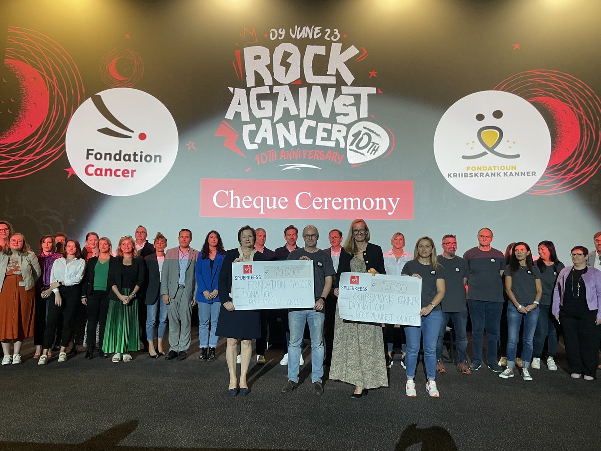 During our #StaffDay last week, we were proud to host a special 'Cheque Giving Ceremony' following the 2023 edition of #RockAgainstCancer 🎸
👏 A big thank you for your commitment and support!
#thankyou #selfdeterminedlife