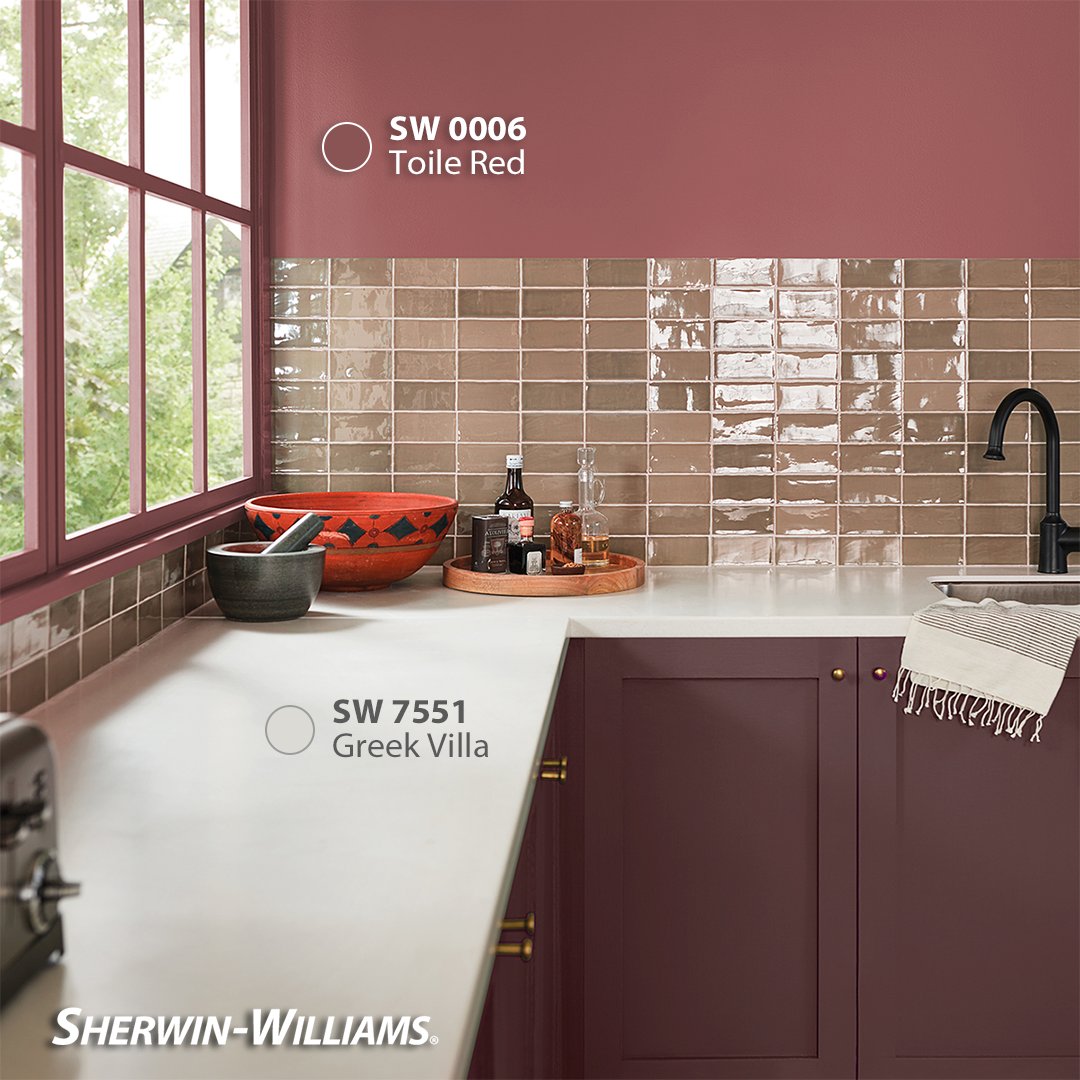 PreguntaSherwin's tweet image. Introducimos nuestro Color del Mes de Octubre, SW 0006 Toile Red.

Un tono terroso y versátil para acompañar la decoración de tus espacios.

¿Les gusta?

#colordelmes #sherwinwilliams #sherwinescolor #DIY #interiordesign #color #inspiracion #pintar #deco