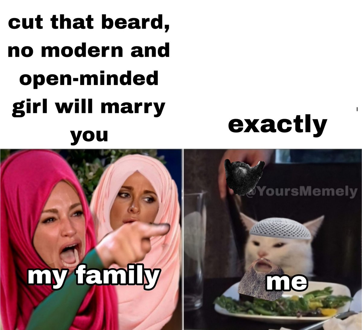 Brothers, a Sunnah beard is an automatic filter for you when it comes to  rishta hunting. If a girl rejects you cos of your Sunnah beard, you dodged  a bullet 🌚, image size:1200x1095