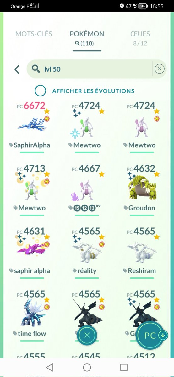 Mathias76679348's tweet photo. #maxoutthursday groudon 96lvl 50 110 lvl 50! https://t.co/AXMHU7of8Z