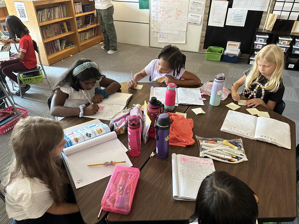 NickFisette's tweet photo. Third grade writers working hard to become their own job captains as we navigate through the writing process with our personal narratives #CULTURE #TroyUnion https://t.co/SRQBb0wooM