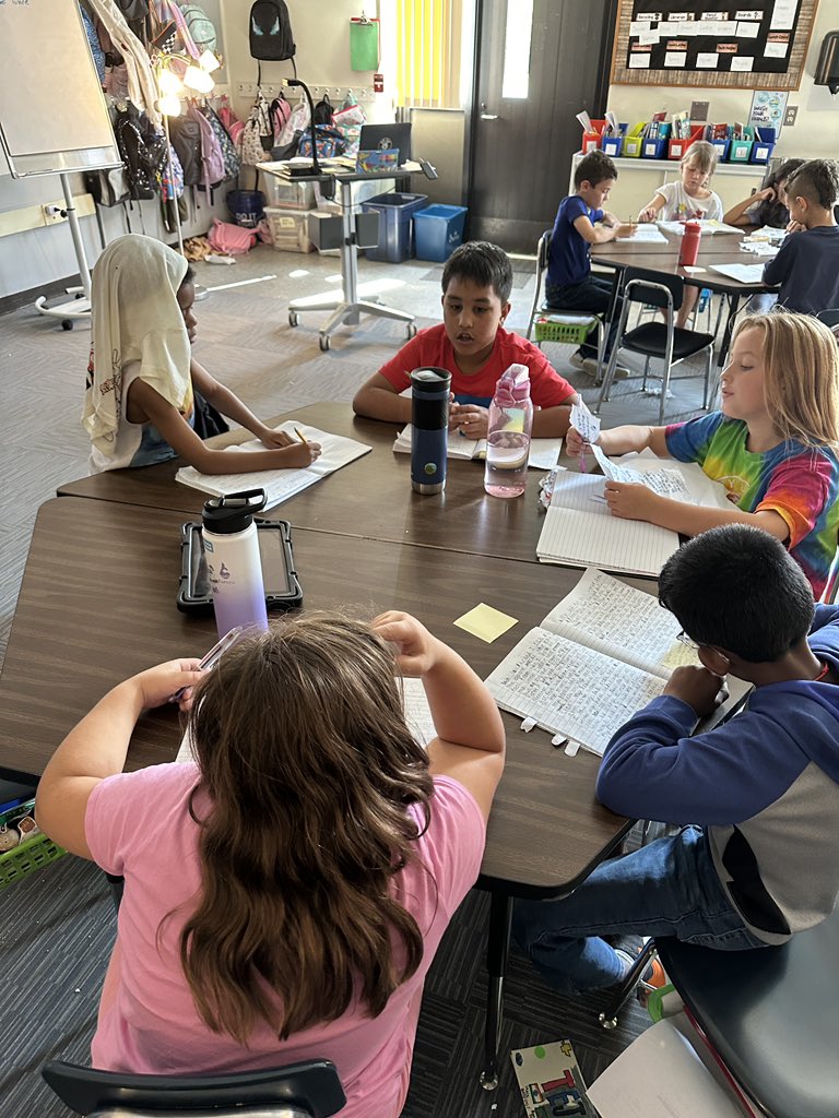 NickFisette's tweet photo. Third grade writers working hard to become their own job captains as we navigate through the writing process with our personal narratives #CULTURE #TroyUnion https://t.co/SRQBb0wooM