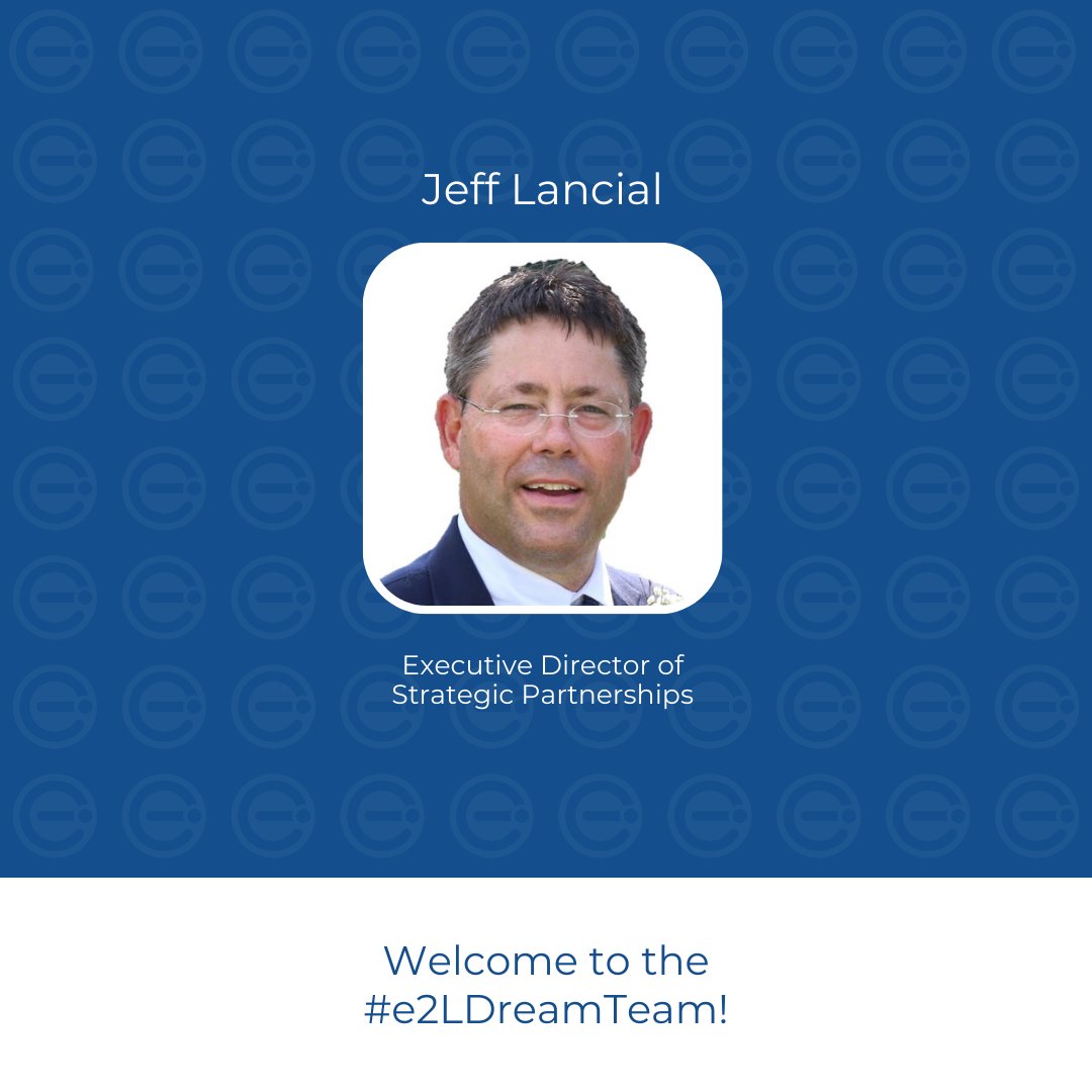 engage_learning's tweet photo. Please join us in welcoming Jeff Lancial to the #e2LDreamTeam! https://t.co/3s7RglBLc2
