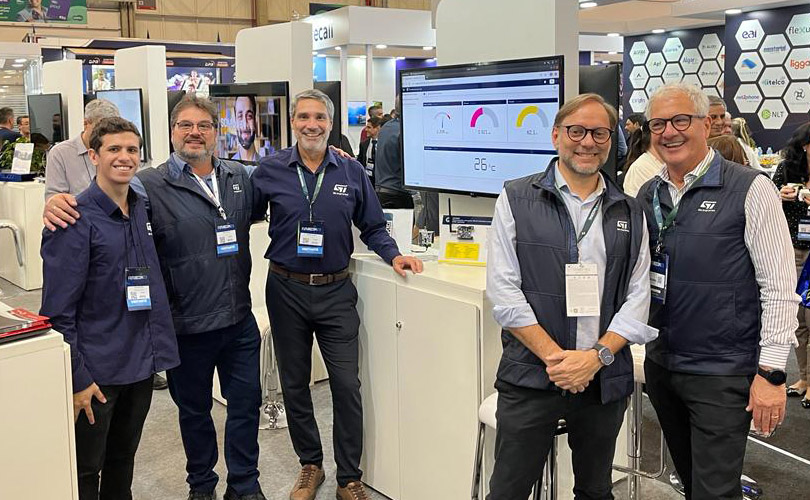 #Connectivity is the main protagonist of @Futurecom at São Paulo Expo, Brazil! Last day to meet our team at Booth G110 and discover ST87M01, our new solution for #NbIoT, and STM32WL series connected on #LoRa network
#futurecom2023 #futurecom