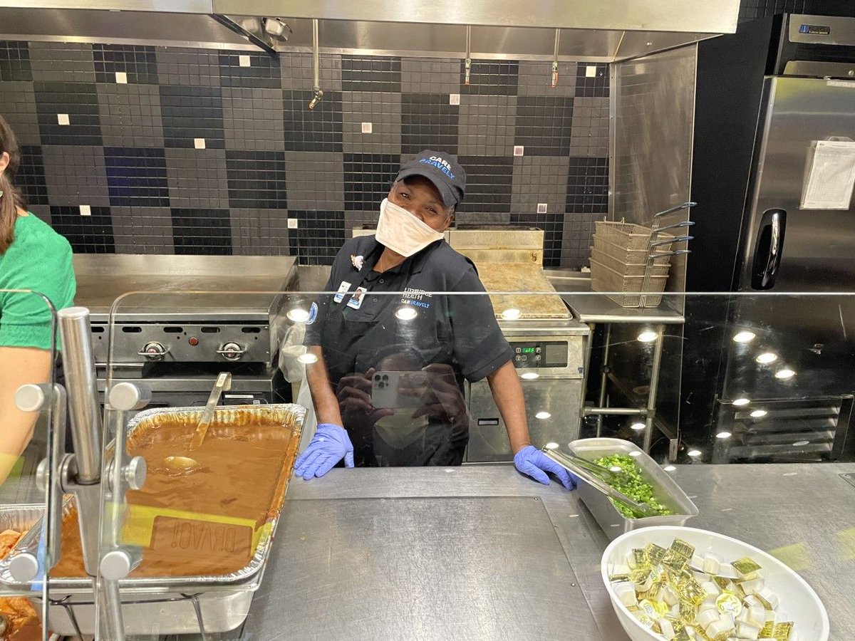 LBHealth's tweet photo. It’s #HealthcareFoodserviceWorkersWeek! 

This week we want to give a huge thank you to our foodservice teams who keep our LifeBridge Health facilities running smoothly. 

You all play a vital role in our patients’ journey to recovery! 

#LifeBridgeHealth #FoodserviceWorkers https://t.co/JUBit2XnwJ
