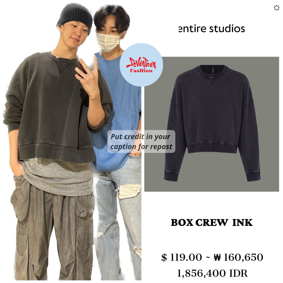 Hoshi entire studios box crew ink パープル Sサイズ style in 