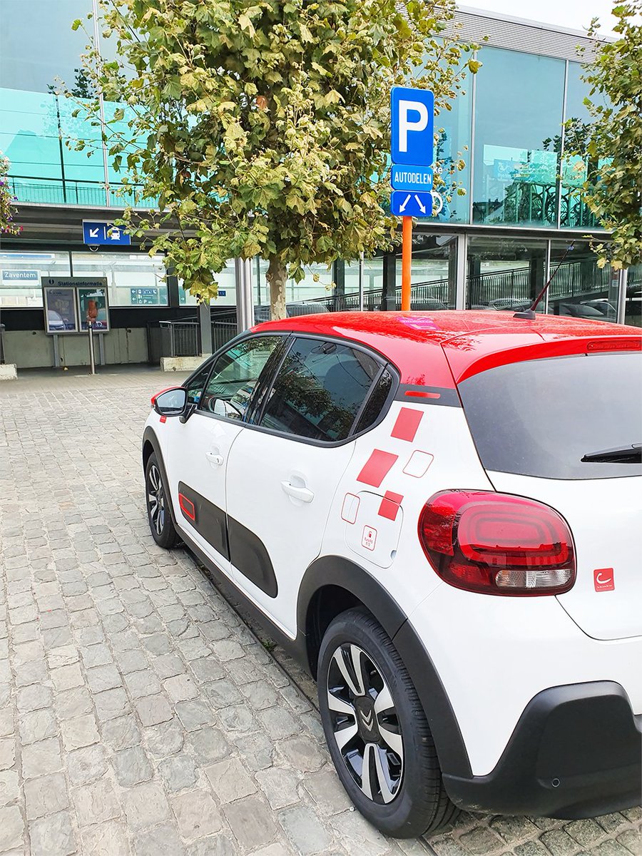 Cambio autodelen is er vanaf nu ook in #Zaventem en #Sterrebeek. #duurzamemobiliteit #modalshift