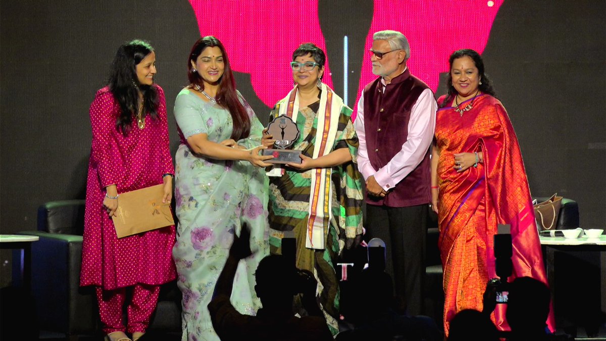 NewIndianXpress's tweet photo. The much-awaited moment is finally here! 

We announce the first recipient of the prestigious #DeviAwards. A trailblazer in the entertainment industry, a National Award-winning actor, director, and writer—none other than @utterlyChurni!

@PrabhuChawla @santwana99 @AdaniOnline @indulgexpress @LICIndiaForever @sencogoldindia @JuteBoard @VisitSaudi @khushsundar 

#DeviAwards #DeviAwardsKolkata #DeviAwards2023