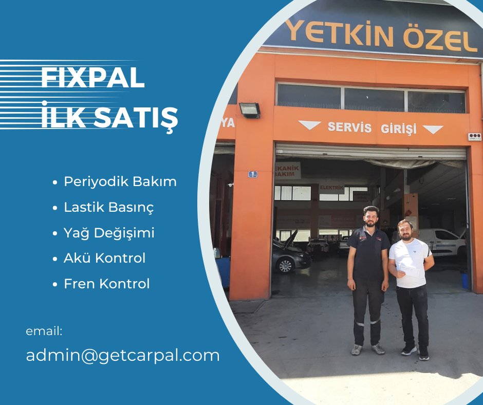 🚗 FixPal ile aracınızın bakımını yaptırmak artık çok kolay! İlk müşterimiz Serdar Hyundai i20 aracı için sunduğumuz hızlı ve kaliteli hizmetle aracı daha güvenli hale getirdik. Siz de aracınızı bakıma göndermek isterseniz FixPal'i deneyin 🛠️👨‍🔧 <a href="/getcarpal/">getcarpal</a> <a href="/KamuranCan53205/">Kamuran Candan</a>