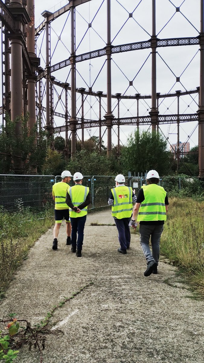 Second visit to the Bromley by Bow gas holders, one of the modern wonders of the world (imo). #gasholders #london #industrialarchitecture #development #architecture #stwilliam