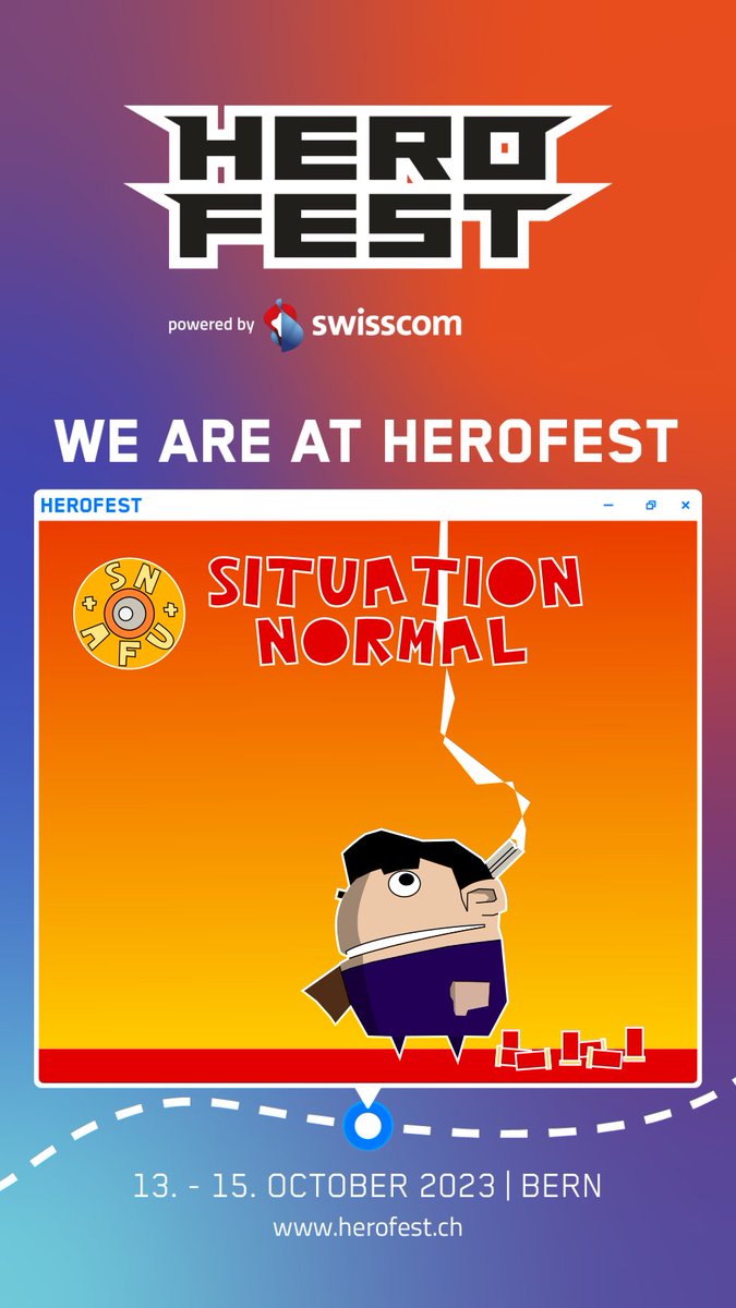 SnafuGame's tweet image. We are @herofestch 13.10. -  15.10.2023, come and visit us #indiegames #SituationNormal