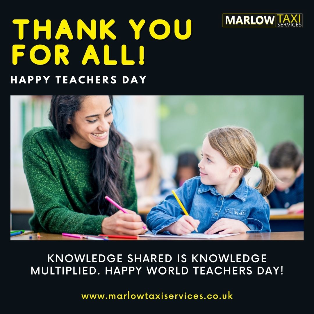 Share a book recommendation by your favorite author. Let's celebrate the joy of reading! 📖 #ReadingList #BookLovers #WorldTeachersDay

☎️ 01628 200 107
🌐 marlowtaxiservices.co.uk

#marlow #MarlowLife #marlowmums #marlowmoss #marlowandmae #marlowbusiness #MarlowNavigation