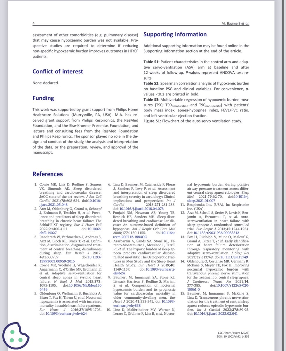 Dominik Linz (@dominik_linz) on Twitter photo Hypoxaemic burden (T90) is associated with CV mortality…
📖 academic.oup.com/eurheartj/arti… #EHJ
👉🏻T90 is reduced in heart failure patients receiving adaptive servo-ventilation
📖 onlinelibrary.wiley.com/doi/epdf/10.10…
Intervention studies needed!
<a href="/MathiasBaumert/">Mathias Baumert</a>
<a href="/AG35_DGK/">AG35 - Kardiovask. Erkrankungen & Atmungsstörungen</a> <a href="/DGK_org/">Deutsche Gesellschaft für Kardiologie</a> <a href="/ESC_Journals/">European Society of Cardiology Journals</a> Hypoxaemic burden (T90) is associated with CV mortality…
📖 academic.oup.com/eurheartj/arti… #EHJ
👉🏻T90 is reduced in heart failure patients receiving adaptive servo-ventilation
📖 onlinelibrary.wiley.com/doi/epdf/10.10…
Intervention studies needed!
<a href="/MathiasBaumert/">Mathias Baumert</a>
<a href="/AG35_DGK/">AG35 - Kardiovask. Erkrankungen & Atmungsstörungen</a> <a href="/DGK_org/">Deutsche Gesellschaft für Kardiologie</a> <a href="/ESC_Journals/">European Society of Cardiology Journals</a>