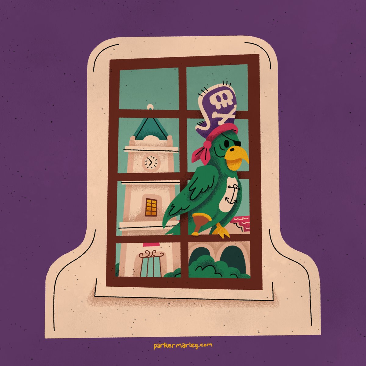 parkermarley's tweet photo. salty old pirates! salty old pirates! this be the place! this be the place! 🦜
we're setting sail for day 5's theme park window: pirates of the caribbean at magic kingdom with the barker bird! a parrot's life for me 🏴‍☠️ https://t.co/M5Nk9JI1N3
