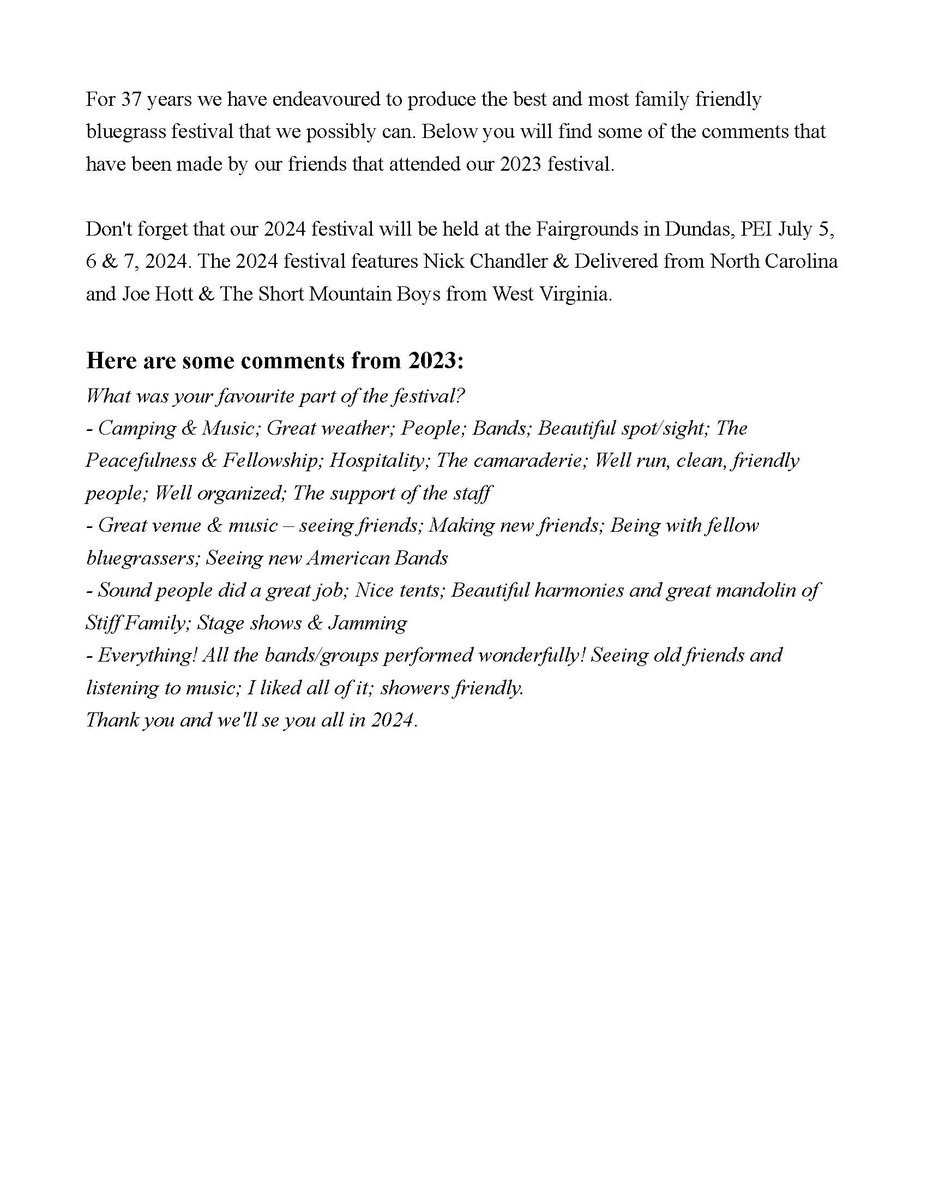 PEI Bluegrass & Old Time Music Festival (@pei_bluegrass) on Twitter photo 