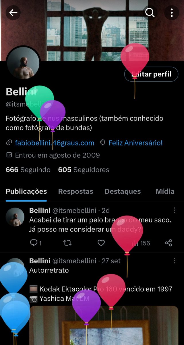 Balãozinho subiu. 🎂