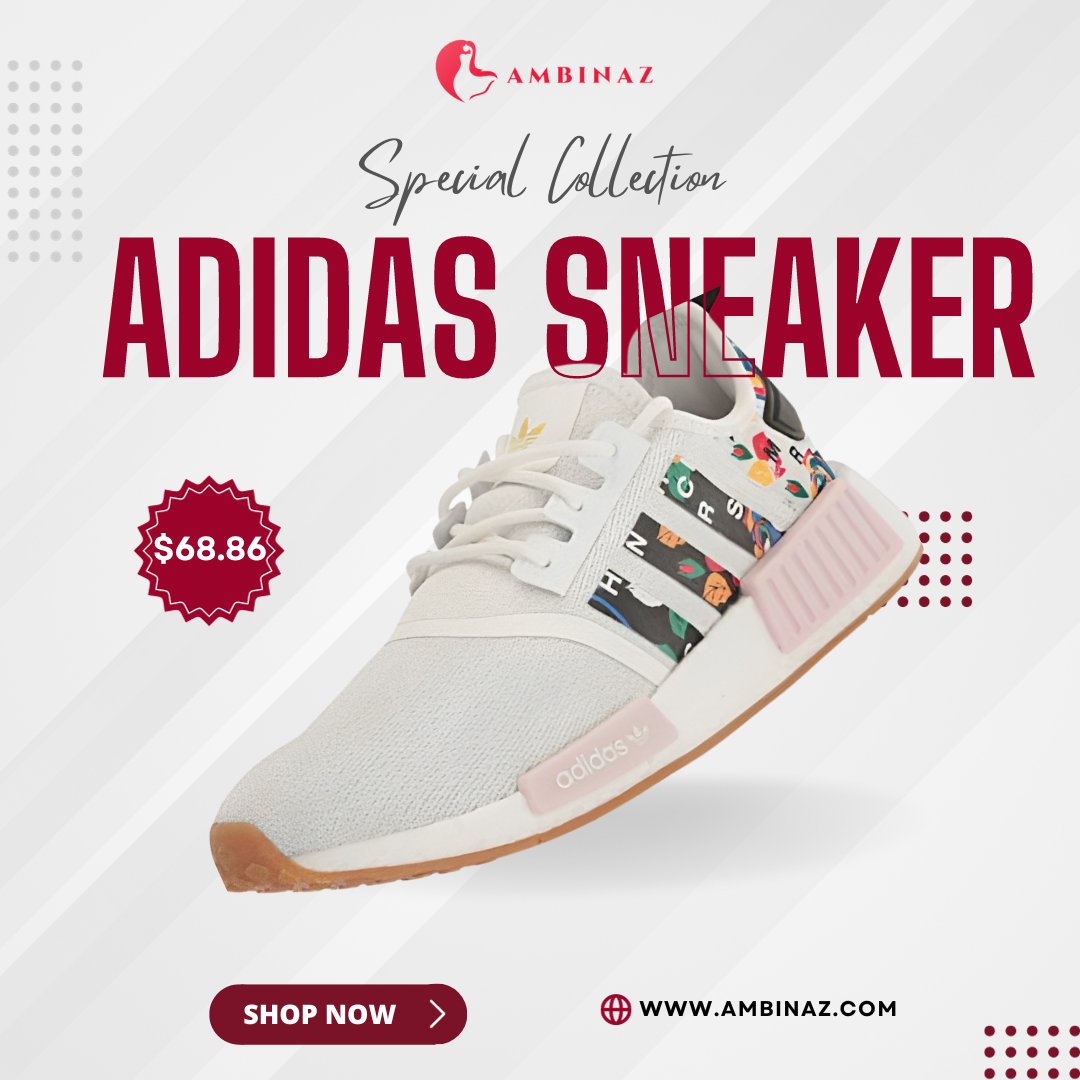 Step up your style game with the adidas Originals Women's NMD_R1 Sneaker! This sneaker is not just footwear; it's a statement! Made with 50% Textile and 50% Synthetic materials, these kicks are a perfect blend of comfort and fashion. 

 Shop Now: bitly.ws/WnAf