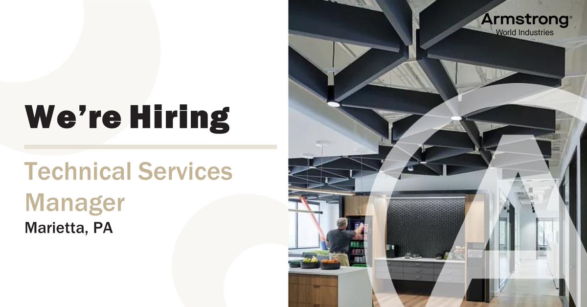 We are looking for a Technical Services Manager to come and join our growing teams in #Marietta, PA.  If you have 5+ years of experience in this area and know how to lead a technical team, we would love to speak to you bit.ly/3PHXrSb