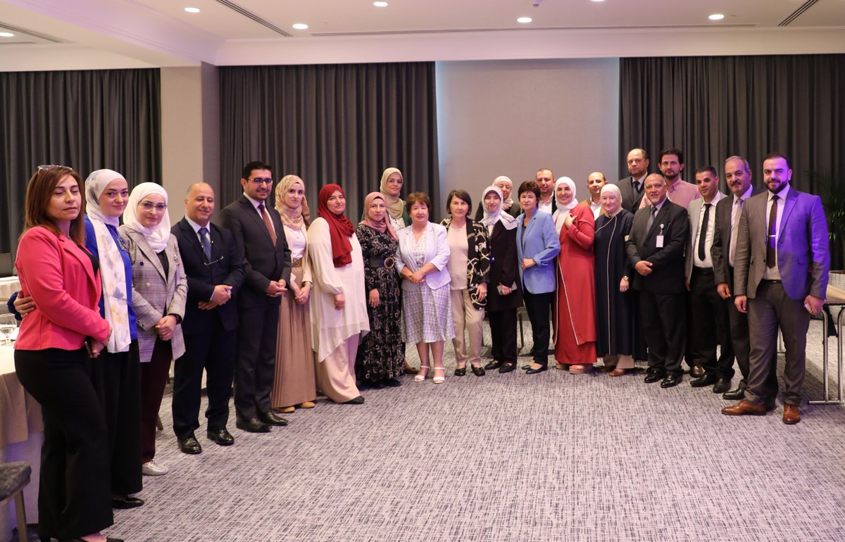 jncgovjo's tweet photo. منتدى عمداء كليات التمريض يناقش سياسات التعليم 

ناقش منتدى عمداء كليات التمريض؛ اليوم الخميس، السياسات والقضايا المتعلقة بالتعليم التمريضي، وآليات تطويرها وتعزيزها، بمشاركة 18 من عمداء الكليات التمريضية من الجامعات الأردنية...
https://t.co/271sbyx3Uu https://t.co/5LLtOGEcRw