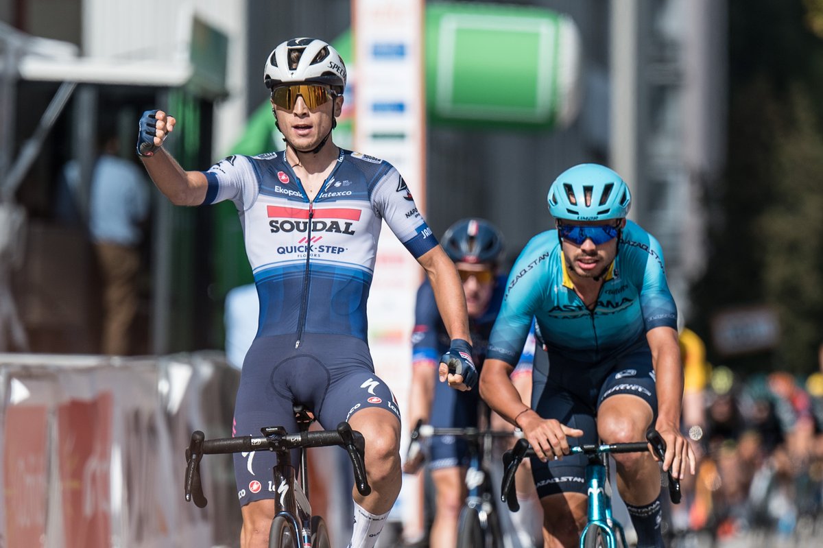 Soudal Quick-Step Pro Cycling Team (@soudalquickstep) on Twitter photo 𝗨𝗻𝗳𝗿𝗲𝗮𝗸𝗶𝗻𝗴𝗯𝗲𝗹𝗶𝗲𝘃𝗮𝗯𝗹𝗲!
A fantastic sprint of <a href="/AndreaBagioli/">Andrea Bagioli</a> sees him take the victory in #GranPiemonte!
#No55in2023 #WayToRide 𝗨𝗻𝗳𝗿𝗲𝗮𝗸𝗶𝗻𝗴𝗯𝗲𝗹𝗶𝗲𝘃𝗮𝗯𝗹𝗲!
A fantastic sprint of <a href="/AndreaBagioli/">Andrea Bagioli</a> sees him take the victory in #GranPiemonte!
#No55in2023 #WayToRide