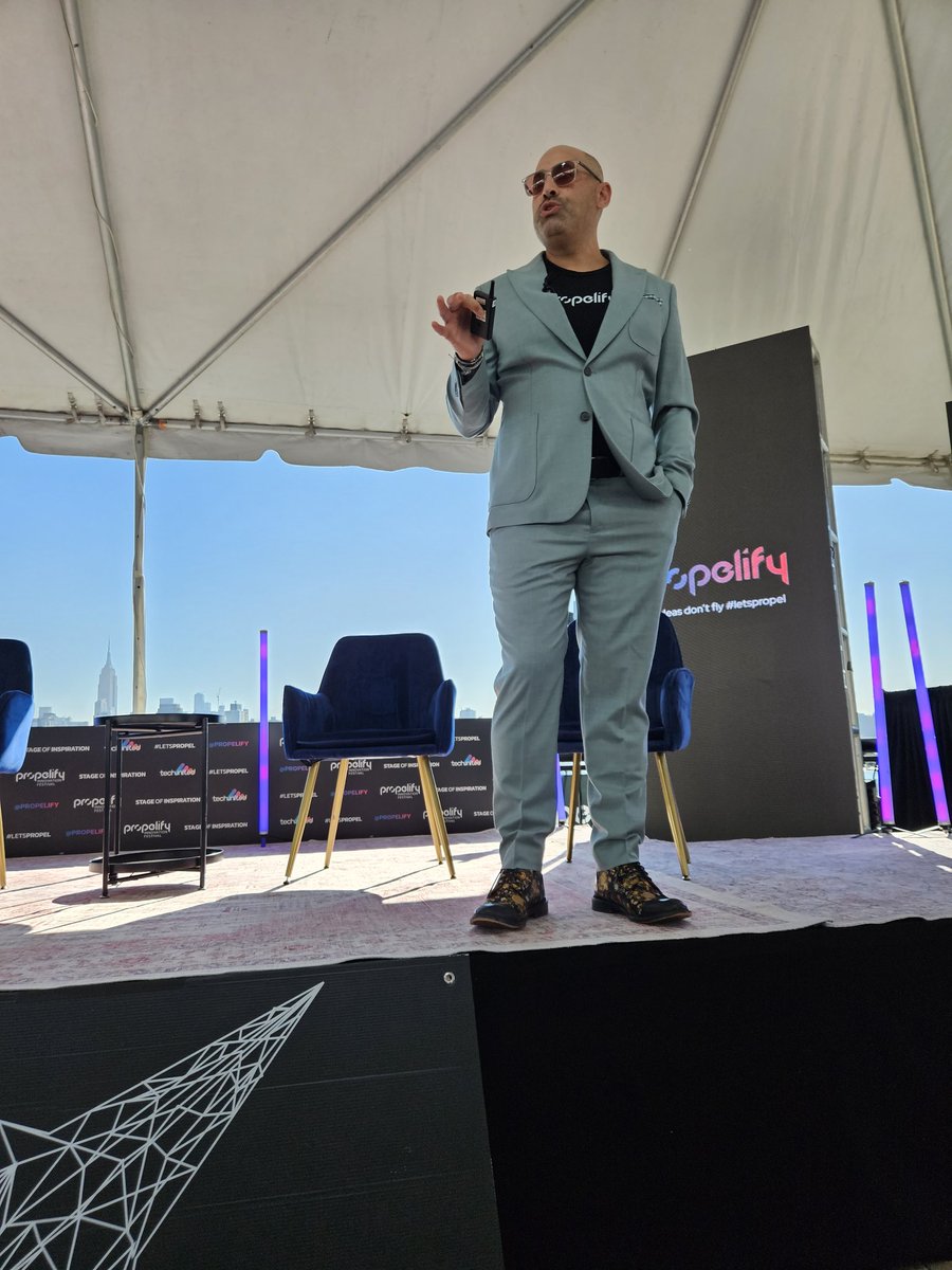JeffCassin's tweet photo. At @propelify, the premier @WeAreTechUnited event.  @norris_law is a member of Tech United.  @APstartup, founder of Propelify and a leader of Tech United, is giving his intro in this photo. https://t.co/4jehQF79HK