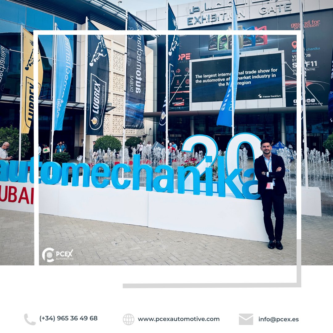 Our team have been in the #AutomechánikaDubai 2023 automotive trade fair. Our presence at this globally relevant event reflects our commitment to strengthening strategic connections in the automotive industry.
#automotivefair #automotiveindustry #genuinespareparts #PCEXAutomotive