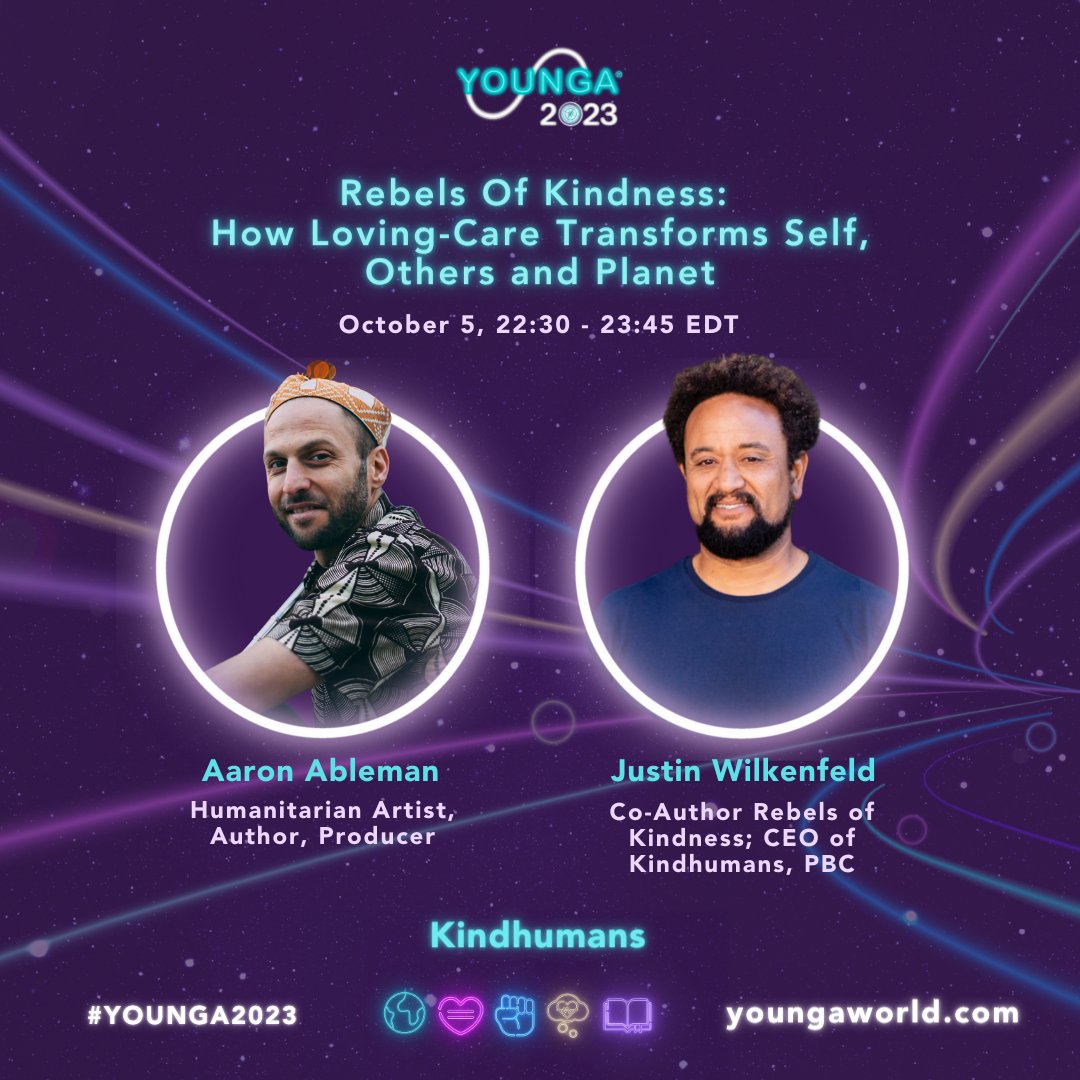 🚀 Wrapping up #YOUNGA2023's first week!🌟  

Today, we have a Working Group Session by <a href="/ilo/">International Labour Organization</a> with speakers <a href="/LauraAddati/">Laura Addati</a>, Lorena Pastor and <a href="/miatouma_ph/">Mia Touma, MPH</a>, a GenSpire session by Ambarish / Riddhi Bhagwat, and a session by Aaron Ableman and <a href="/Hoostinator/">justin wilkenfeld</a> from <a href="/Kindhumans_Org/">Kindhumans Foundation, Inc.</a>.