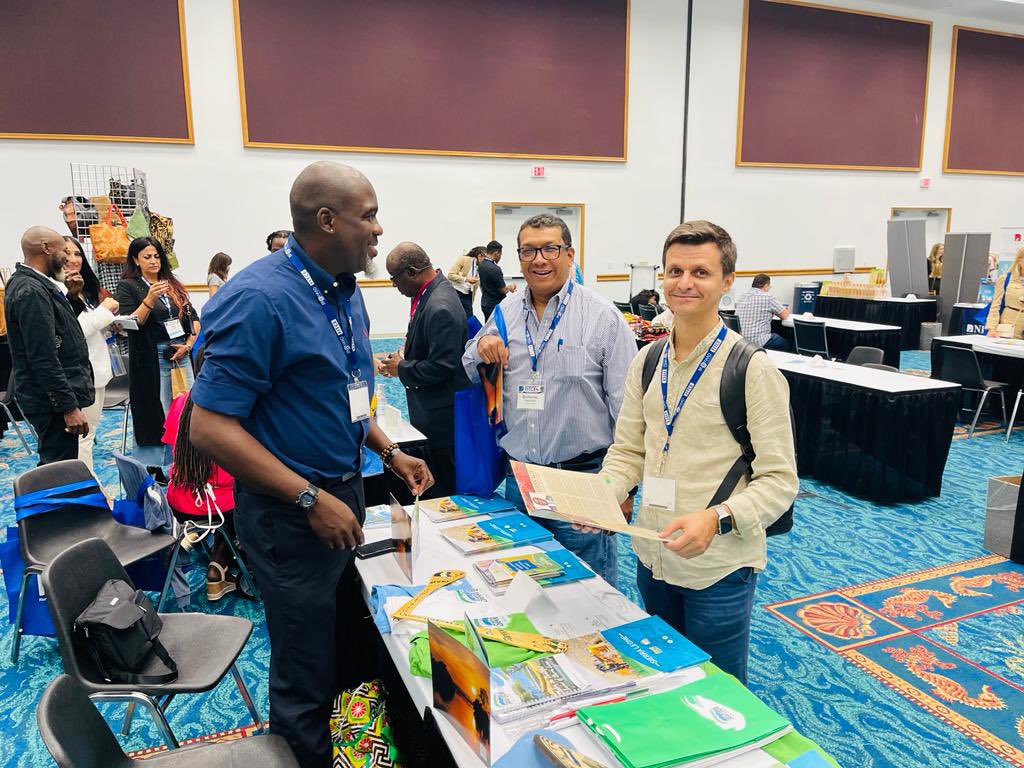 nib_ovp's tweet photo. Day 1 at Florida International Trade and Cultural Expo FITCE 2023 is in the books. Very productive with a few follow ups to be made. Day 2 is the Africa Summit. Sierra Leone 🇸🇱 has been given a speaking time slot. More updates to come.
@PresidentBio 
@VP_Jalloh 
@dsengeh https://t.co/khw53j1ueZ