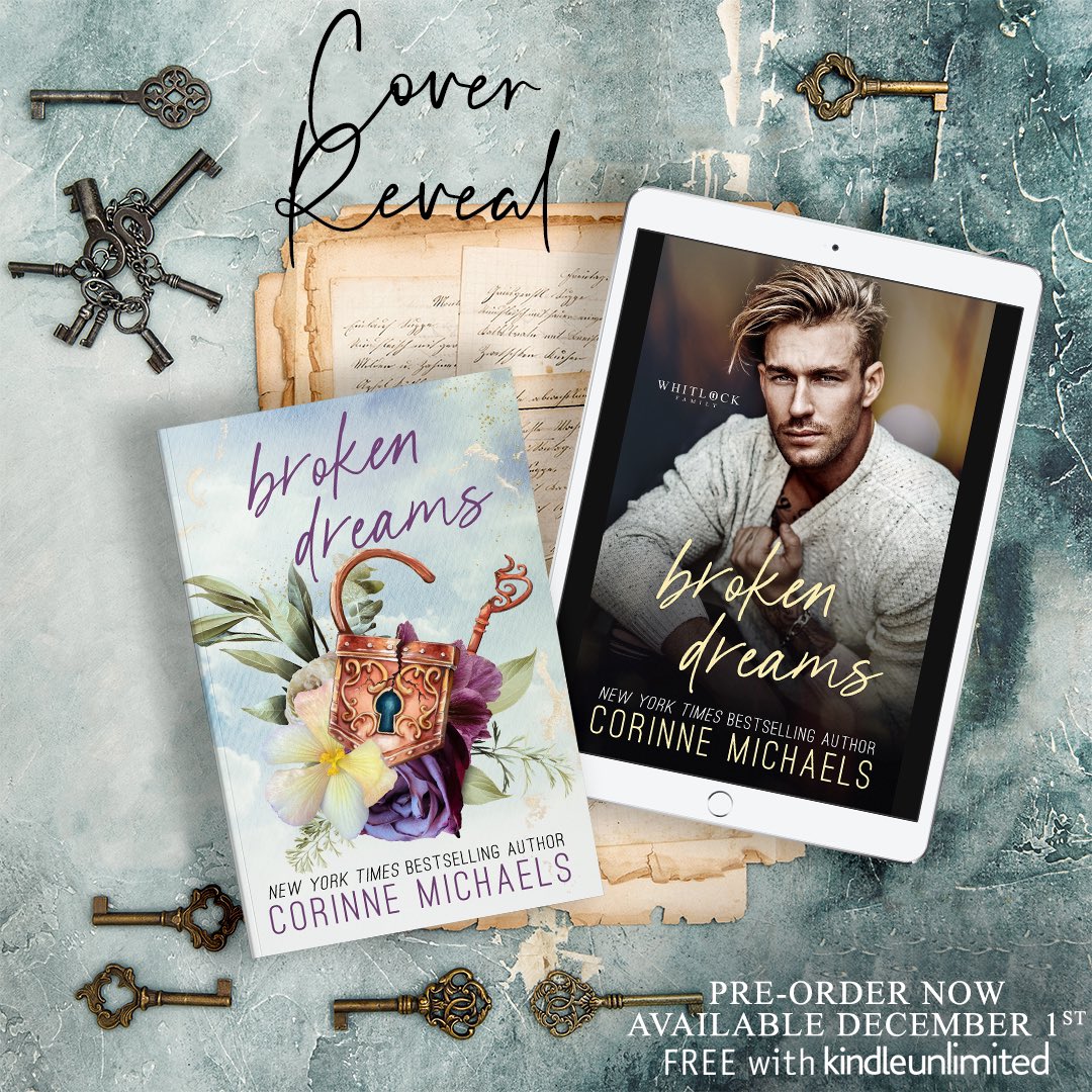 Corinne Michaels has revealed the gorgeous covers for Broken Dreams, releasing December 1, 2023!

Pre-order today!
geni.us/BD_Amazon

Goodreads: geni.us/BD_GR

<a href="/valentine_pr_/">Valentine PR & Literary Management</a>  #CorinneMichaels #FakeRelationship #OneBed #SmallTown #SingleParent