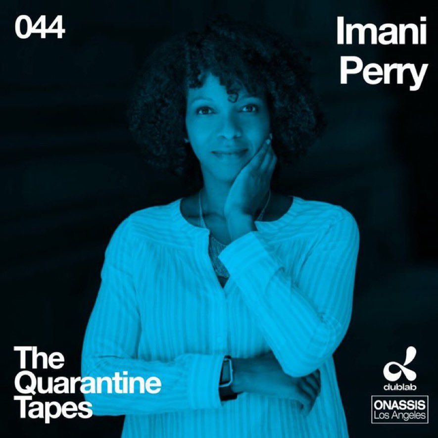 💥 CONGRATULATIONS 
            IMANI PERRY
for her MacArthur Award!
#MacFellow .@macfound 

It was thrilling to speak with 
@imaniperry on “The Quarantine Tapes” @dublab
Eavesdrop here:
  ⤵️
    quarantine-tapes.simplecast.com/episodes/the-q…