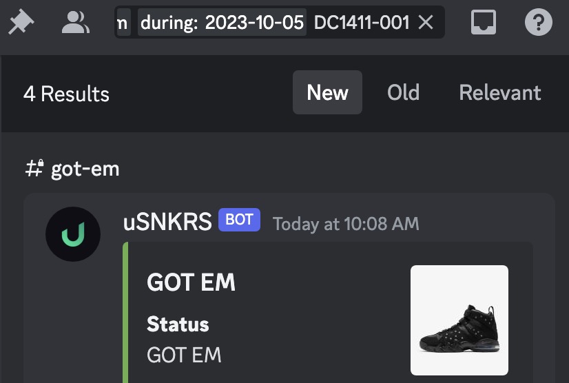 Thanks for the morning DUB - DC1411-001 @uSNKRS @uSNKRS_Success @MentosProxy @InsomniaProxies