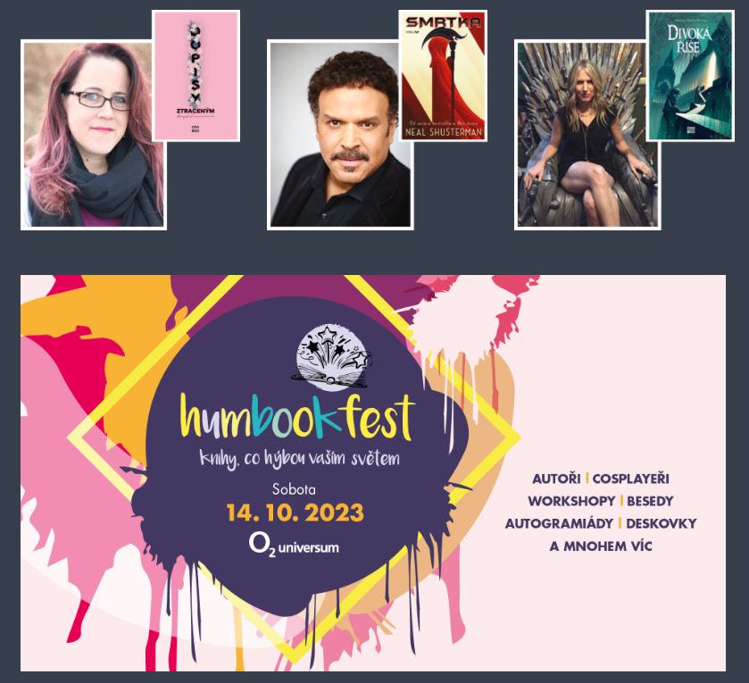 What a fantastic line up at the HumbookFest on Sunday 10 October! Students @ECP_Prague are big fans of these authors! #LoveReading #AmazingAuthors 👏 @BrigidKemmerer #NealShusterman #StaceyMarieBrown #HumbookFest2023