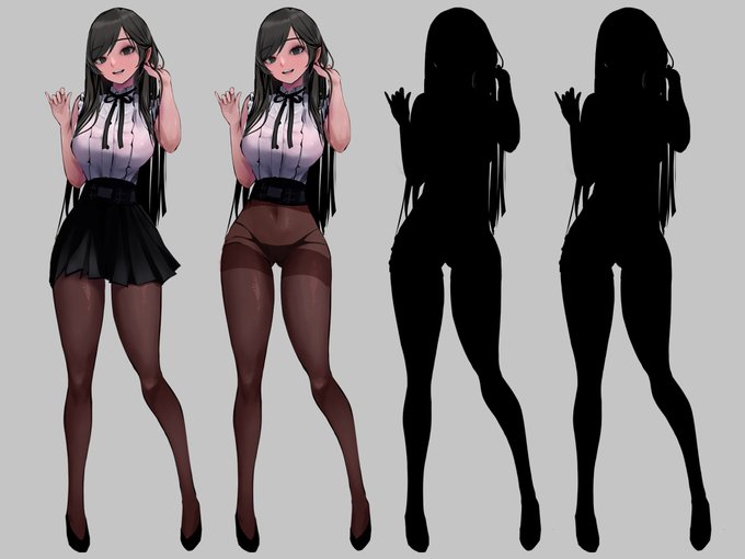 キャラの設定画作成中( ..)φ 