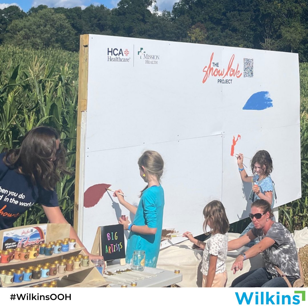 .<a href="/HCAhealthcare/">HCA Healthcare</a> and <a href="/MissionHealthNC/">Mission Health</a> came together to express their love for the community. They organized a pop-up event at the <a href="/EliadaHome/">Eliada</a> Fall Festival, featuring a Paint By Numbers mural for visitors to enjoy and participate in.  

#experiential #community #healthcare #ooh
