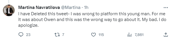 AidanCTweets's tweet photo. This should be @Martina 's "Are we the baddies?" moment. 

What's depressing is that it won't be. "Gender criticism" robs you of every principle you ever had, and then you find yourself, as a Leftist, platforming a racist just to get one over on a trans rights' supporter. 1/ https://t.co/gO66jDXOsa