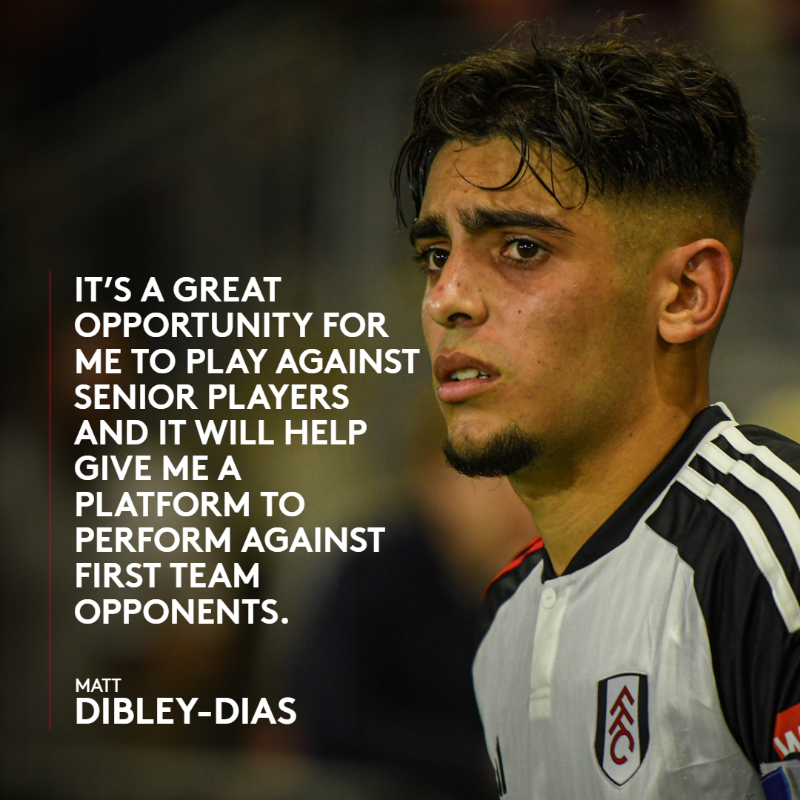 FulhamFC's tweet photo. Things you love to see! 😍

Senior call-ups for Luc De Fougerolles and Matt Dibley-Dias... 👏