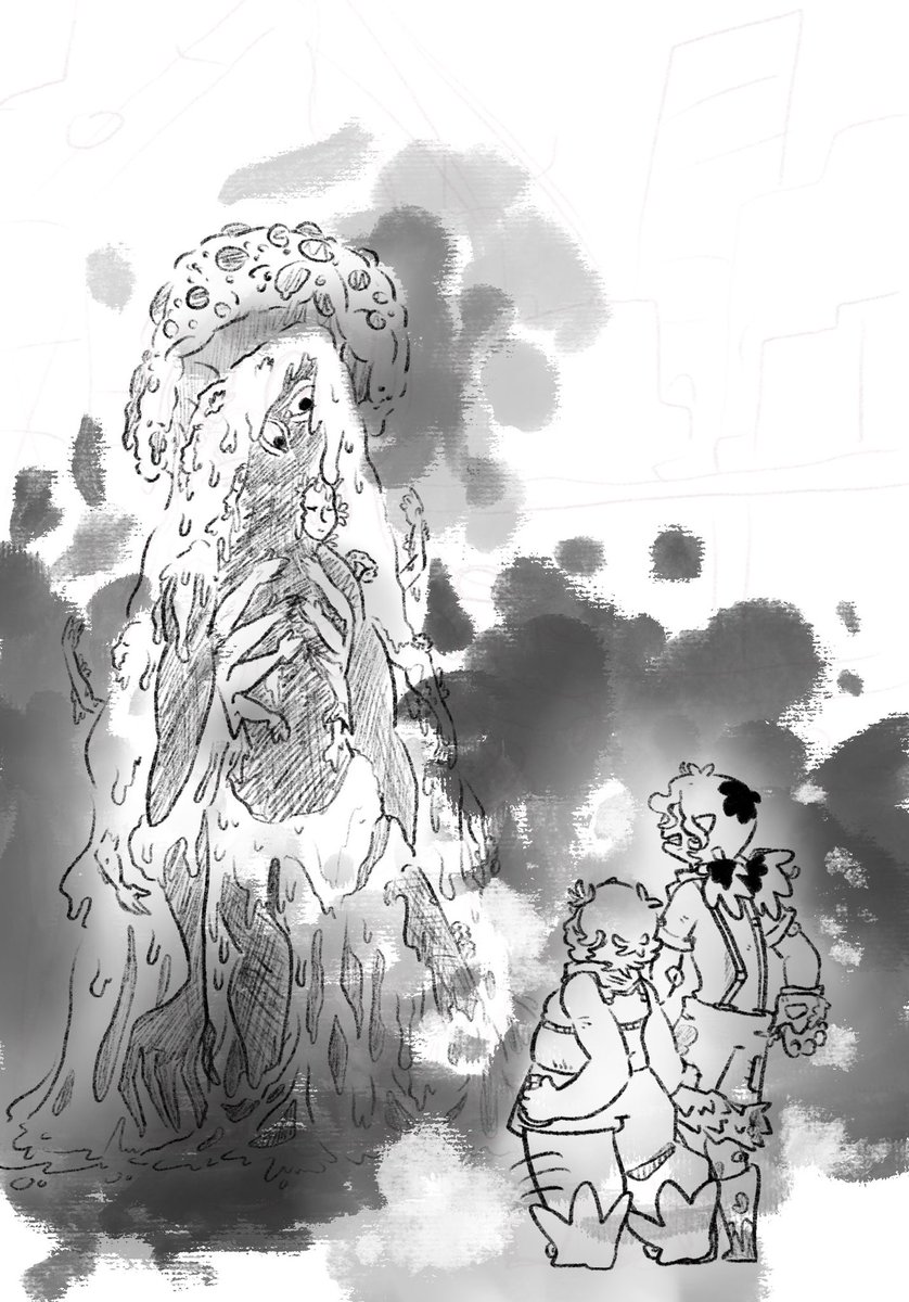 LilStarOkami's tweet photo. Jsut casually meeting a monster yknow 🚶‍♀️
#artist #oc #sketch #drawingart #art #doodle #Inktober https://t.co/Bi2nwbQ8O9