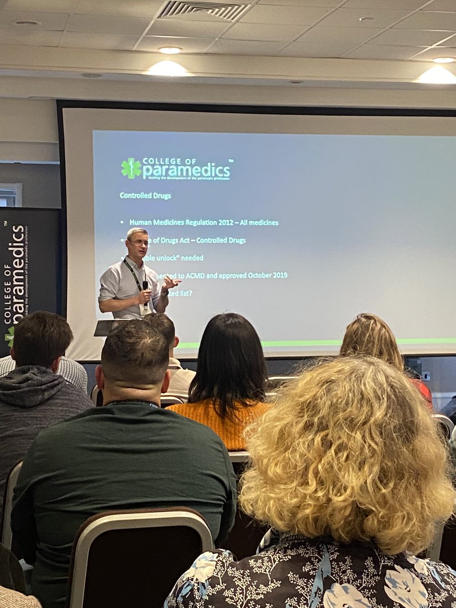 ambogemma's tweet image. “In the last year over 6000 CDs prescribed by paramedics. Codeine and Co-Codamol are still controlled drugs. Please Stop prescribing them.” Fantastic progress by David Rovardi on the progress in changing the law for paramedics. Thank you! #pcpc2023