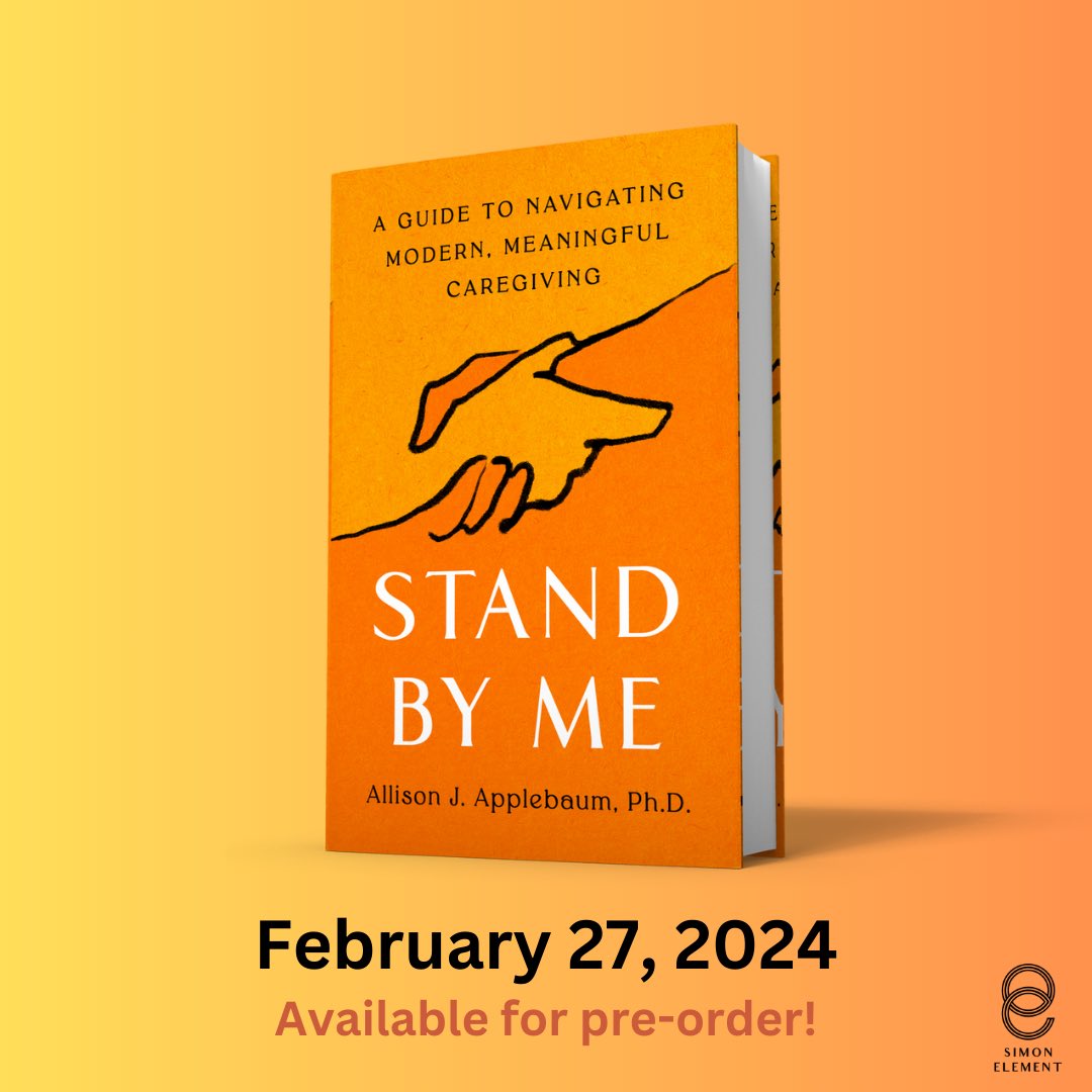 I’m so excited to announce that my book, Stand By Me: A Guide to Modern, Meaningful Caregiving is available for pre-order now and will be will be available for purchase wherever books are sold on Feb 27, 2024! See link in bio for more info! @_simonelement @simonschuster