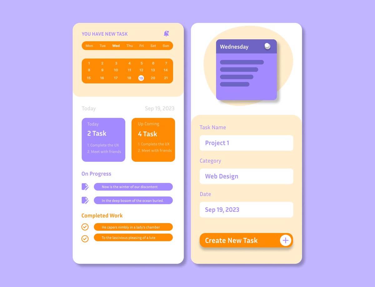 Sunny4260's tweet image. Day 42/100.
To-do list.
Hey, everyone how&apos;s it looking this to-do list app interface 

#100daysofchallenge #dailyUIchallenge  #dailyui  #designer #designs