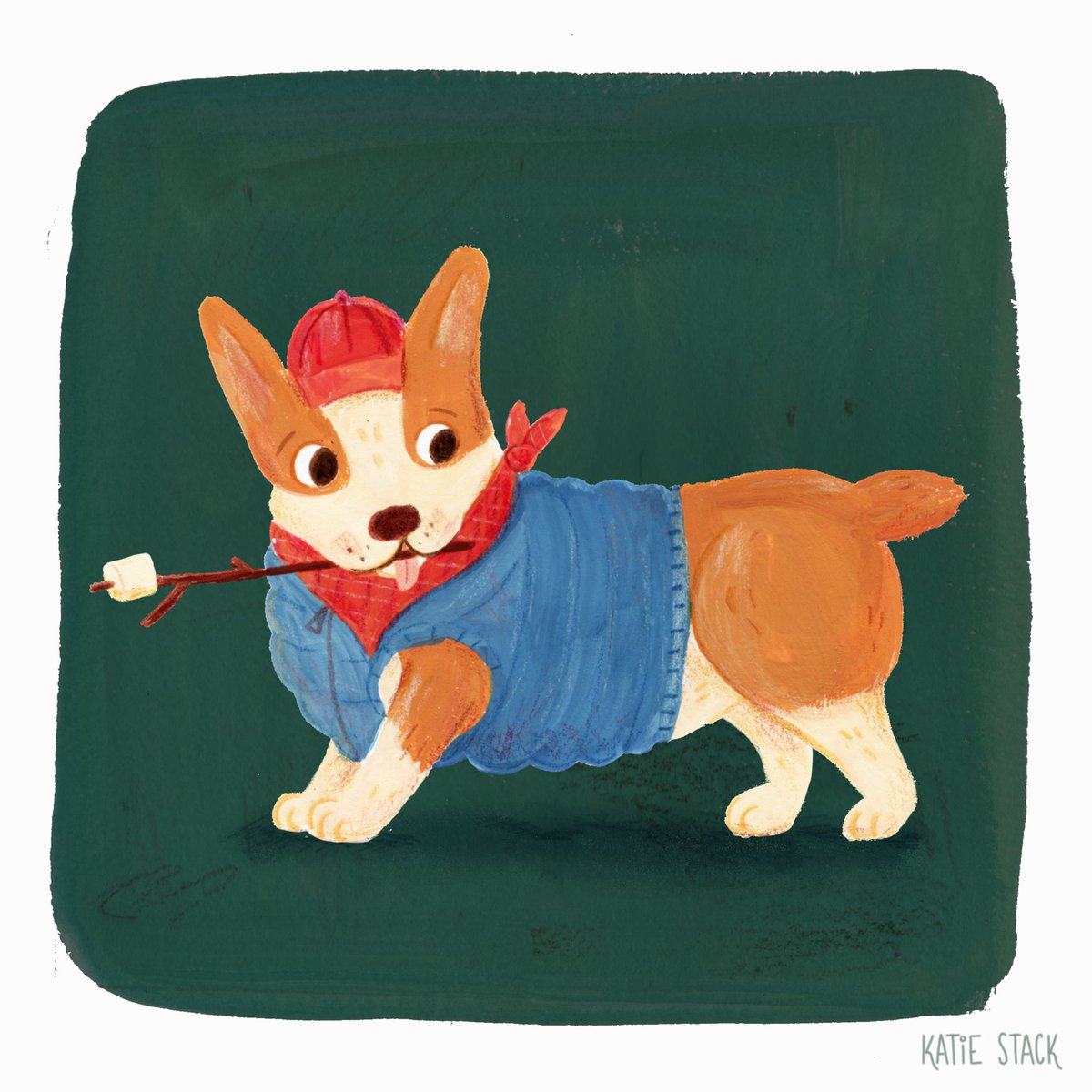 KatieStackDraws's tweet image. Smoky + Grub = S’mores! 🍫🔥🏕️

#peachtober23 #peachtober #scbwiartober #scbwiartober23