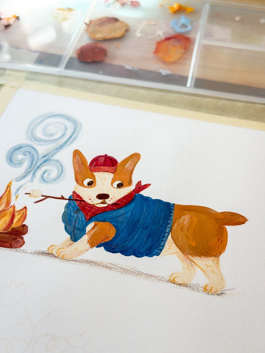 KatieStackDraws's tweet image. Smoky + Grub = S’mores! 🍫🔥🏕️

#peachtober23 #peachtober #scbwiartober #scbwiartober23