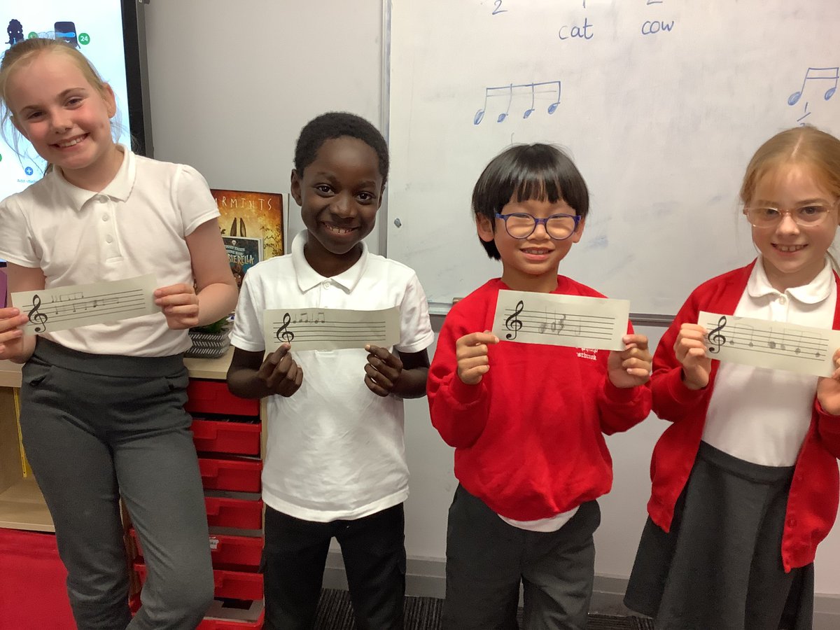 StPhilipsY4C's tweet photo. In 4ES we have been creating four beat rhythms! Can you figure out and clap along with the rhythms pictured below? @StPhilipCEAP #teamstphilips https://t.co/IetEEdx1Ha
