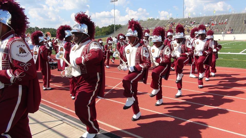 SadlyOnTOPinBLU's tweet image. Marching into Homecoming #ShawU #GHIR #TOP 🎺