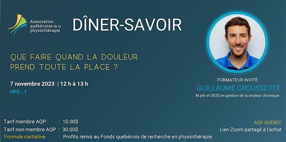 Société Québécoise de la douleur tweet media