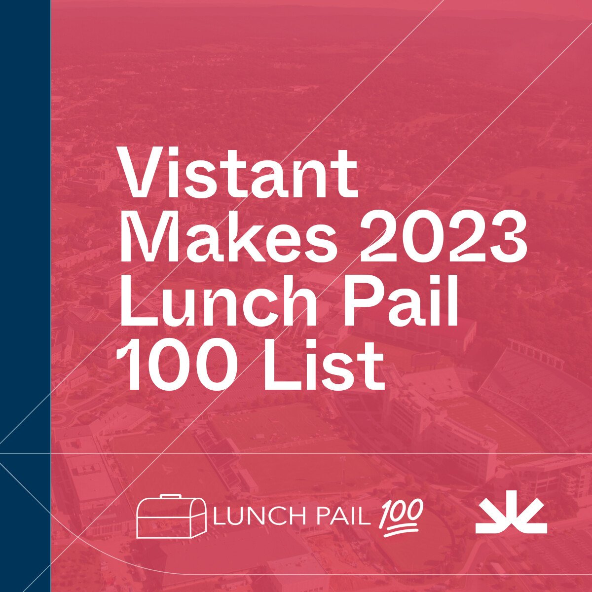 VistantCo's tweet photo. We're thrilled to be named a 2023 Lunch Pail 100 organization! “It truly means the world to me to be recognized as one of the fastest growing companies started by my fellow Hokies,” Walter Barnes, III, Vistant president. https://t.co/DtFMQ45iTa https://t.co/9pLiXux2BZ