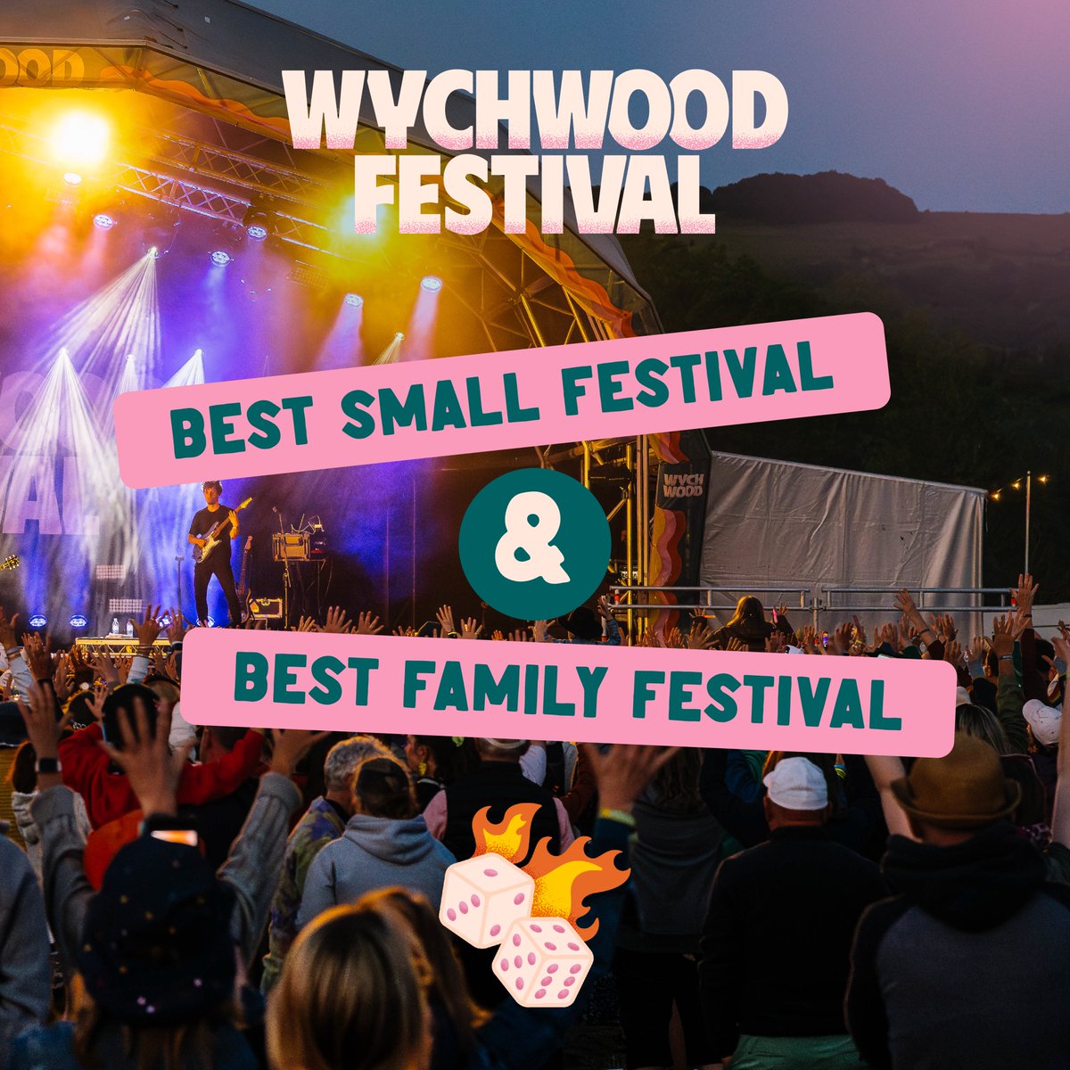 We've been nominated for two awards at this years UK Festival Awards! 🏆 But we need your help..

Vote Wychwood for Best Family Festival and Best Small Festival, then let us know with a screenshot for a chance to win 2 x Weekend Camping Tickets to Wychwood 2024 🎟️

#UKFA23