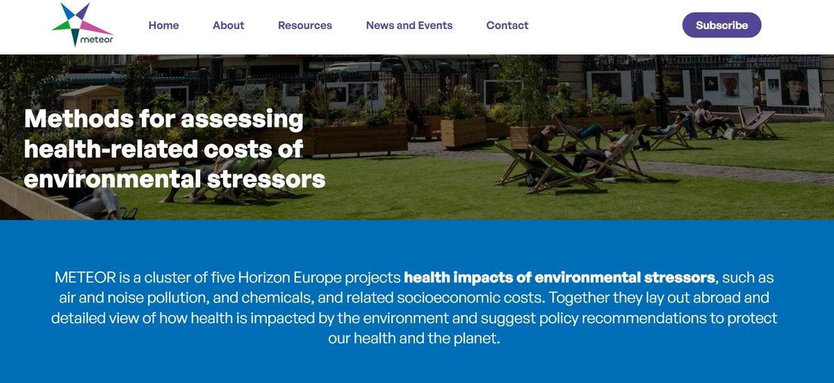 🤝 We are pleased to be a part of the @MeteorResearch cluster, through our #UBDPolicy partnership! 

🏢🔍 To protect people's health, it’s key to understand the environmental drivers of disease & recommend policy changes.

➡️ Find out more at meteor-research.eu