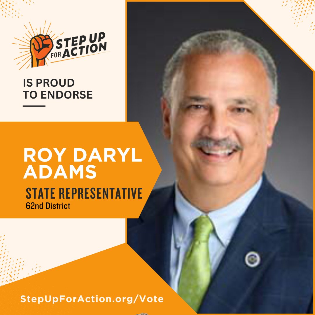 StepUpForAction's tweet photo. Step Up for Action Good Jobs Good Schools Endorsements (2/3)
BESE District 6: Ronnie Morris
State House District 23: Pearl Ricks
State House District 62: Roy Daryl Adams
State House District 83: Kyle Green Jr. https://t.co/PdSfPC2MPq