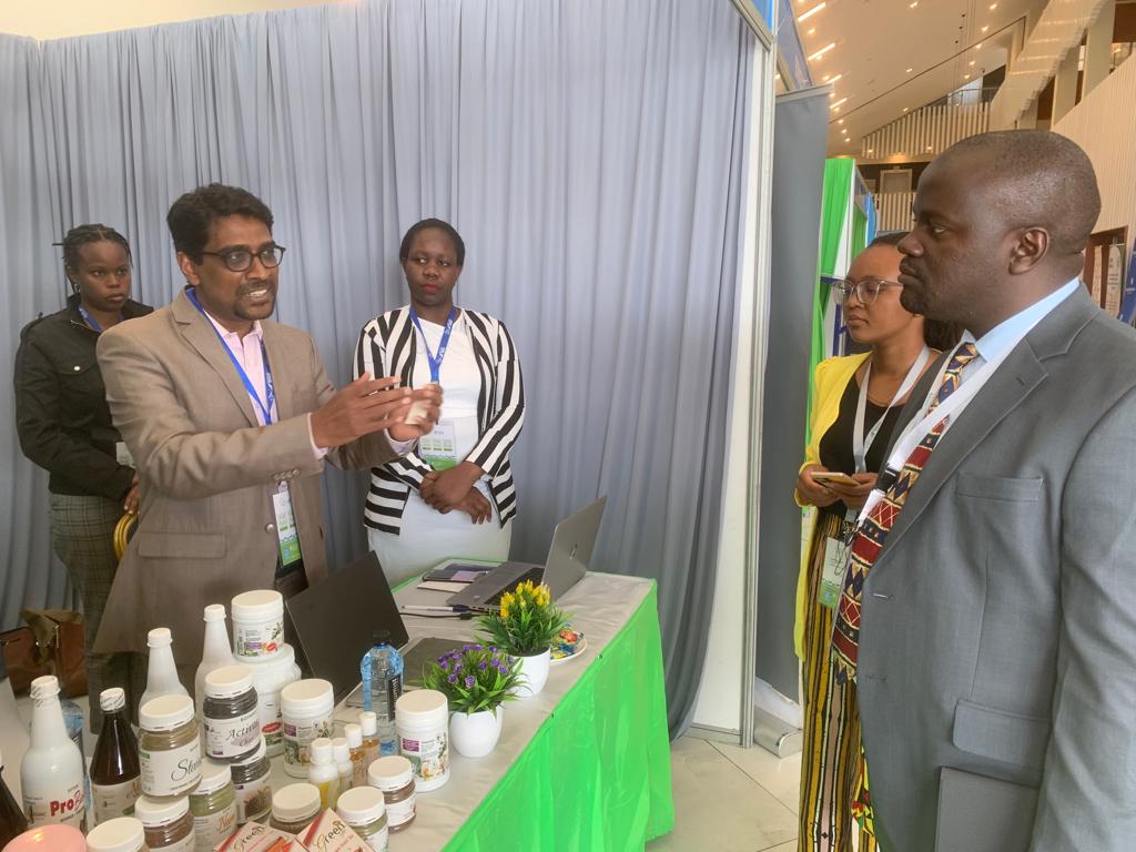 At the KCIC Consulting (KCL) booth during the #KCICInvestmentSummit day two. Our CEO @PVanam in conversation with one of the investors. We also have one of our program's beneficiaries Botanic Treasures.

#KCICInvest2023 #ClimateInvesting #SMEs #Impact @KenyaCIC